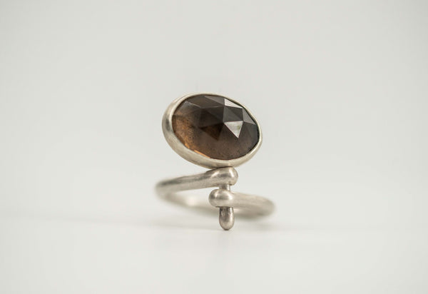 A kiss is just a KXXX- Quartz mirror ring