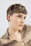 A kiss is just a KXXX- earrings - Oxidized silver