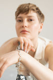 A kiss is just a KXXX- Pipe chain bracelet
