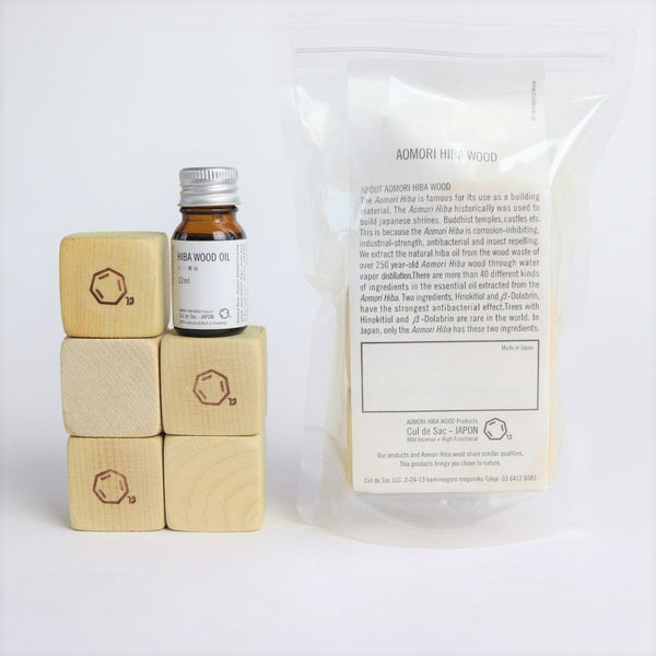 Cul de Sac- Japon Hiba Blocks and Hiba oil