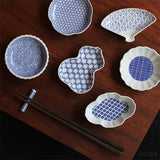 Azmaya Bean Dishes Blue - Hyotan (Gourd)