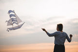 Haptic Lab Small Sailing Ship Kite – White