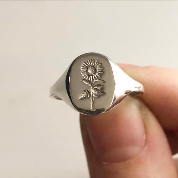 Botanical Collection - Sunflower signet