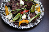 Crow Canyon Home Flat Salad Plate Black Marble