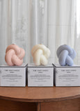 Honey Flamingo - Tube knot 2 candle- Pale blush with camellia scent
