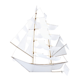 LARGE HAPTIC LAB SAILING SHIP KITE - WHITE