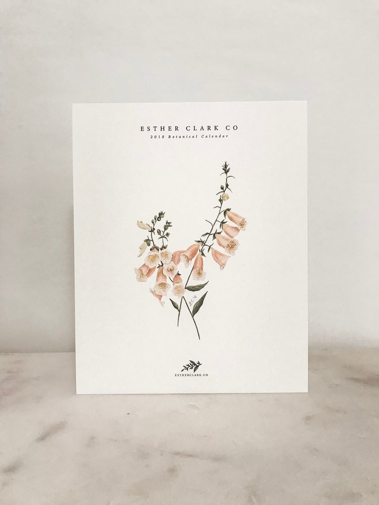 Available now! 2019 Botanical Calendar