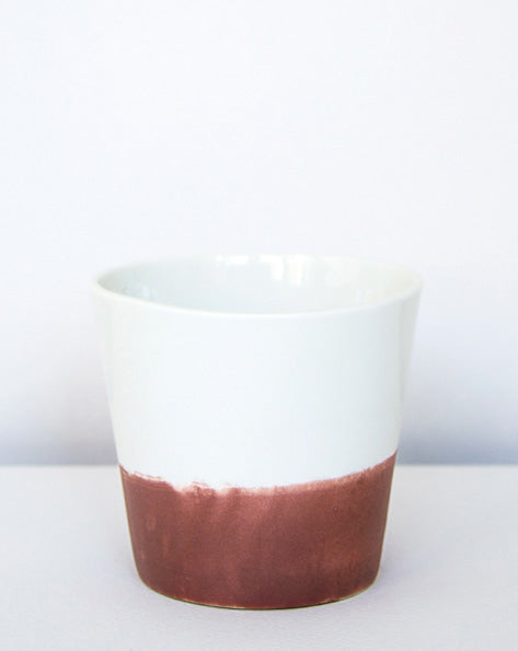 Kirstie van Noort Cornwall Coffee Cup- 09 Dip Warm Red
