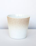 Kirstie van Noort Cornwall Coffee Cup- Bottom Beige / White