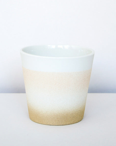 Kirstie van Noort Cornwall Coffee Cup- Top Pink / Beige