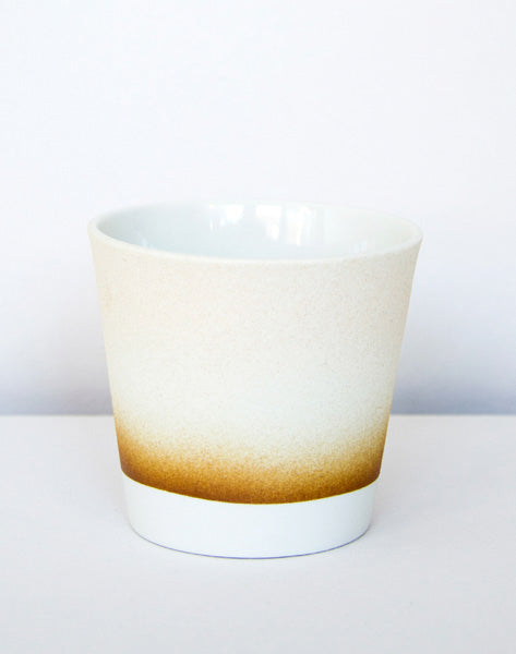 Kirstie van Noort Cornwall Coffee Cup- Bottom Pink / Brown