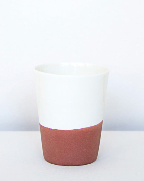 Kirstie van Noort Cornwall Espresso Cup- 09 Dip Warm Red