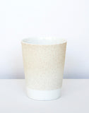 Kirstie van Noort Cornwall Espresso Cup- Bottom Beige / White