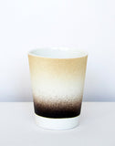 Kirstie van Noort Cornwall Espresso Cup- Bottom Orange / Black