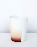 Kirstie van Noort Cornwall Espresso Cup- Half Pink / Red