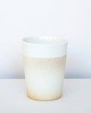 Kirstie van Noort Cornwall Espresso Cup- Top Beige / Orange