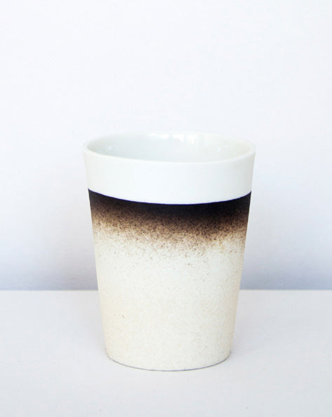 Kirstie van Noort Cornwall Espresso Cup- Top Black / Pink