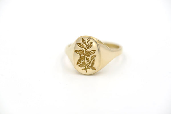 Botanical Collection - Tea Leaf Signet