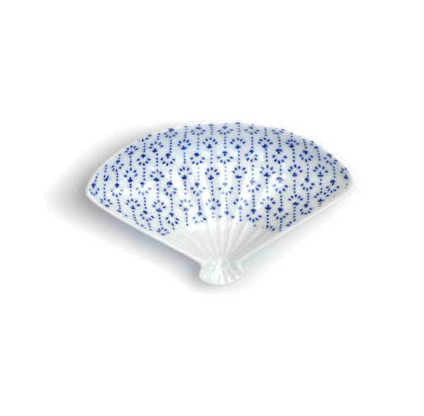 Azmaya Bean Dishes Blue- Oogi (Fan)