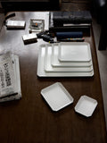 1616 Arita TY Square Plate 130 White
