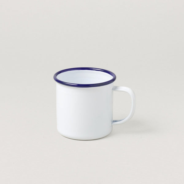 Falcon Mug White with blue rim