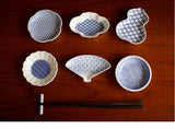 Azmaya Bean Dishes Blue Ume - Plum & hemp leaf