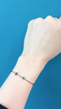 BOX AND CROSS double gemstone bracelet (Limited edition)