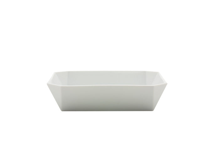 1616 Arita TY Square Bowl Plain White 184