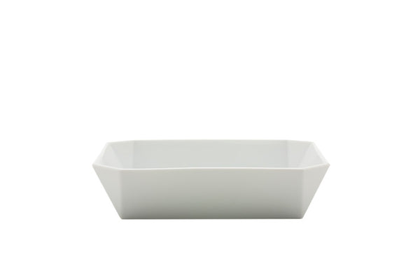 1616 Arita TY Square Bowl Plain White 184