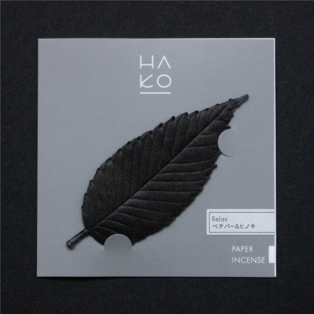 HA KO Paper Incense - Black Relax