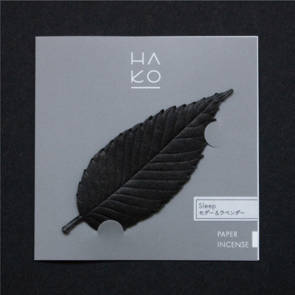 HA KO Paper Incense -  Black Sleep