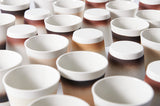 Kirstie van Noort Cornwall Coffee Cup- Half Beige/Black