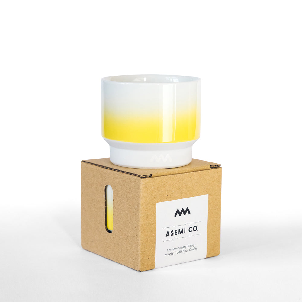 Asemi Hasami cups - Small Yellow