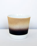 Kirstie van Noort Cornwall Coffee Cup- Bottom Orange / Black