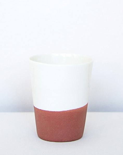 Kirstie van Noort Cornwall Espresso Cup-  09 Dip Warm Red