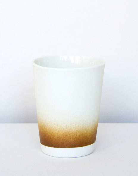 Kirstie van Noort Cornwall Espresso Cup- Brown