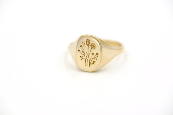 Botanical Collection - Wildflower Signet