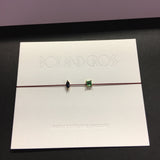 BOX AND CROSS double gemstone bracelet  (Limited edition)