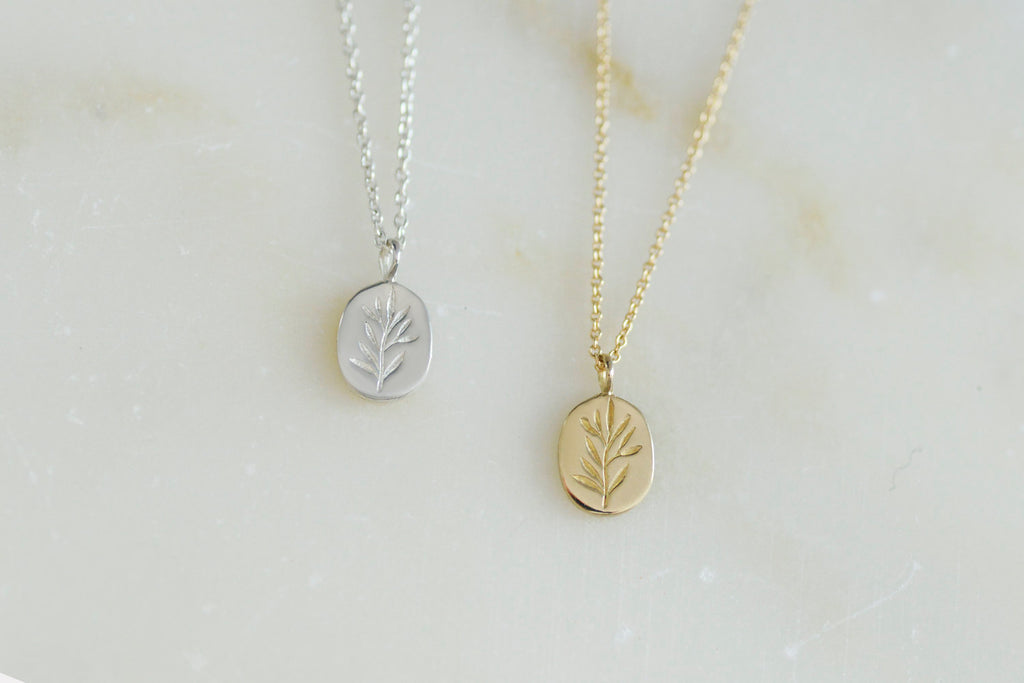 Claus Jewelry - Olive Branch Pendant